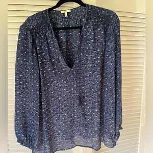 Joie Long Sleeve Sheer Top